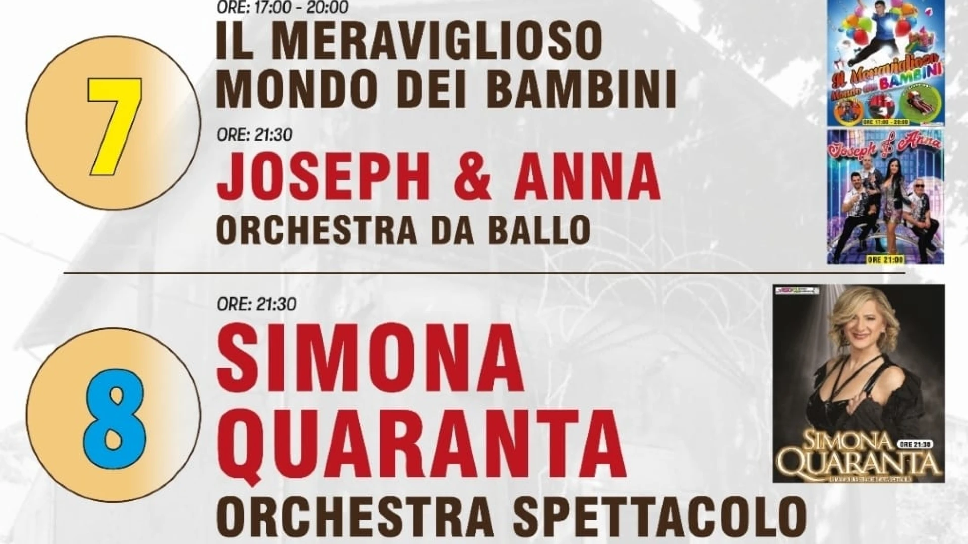 Monteroduni celebra Sant’Eusanio: tre giorni di festa tra musica, magia e tradizione. Gran finale con Gianni Celeste